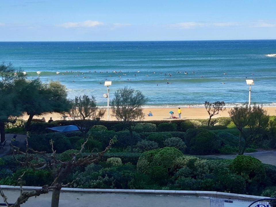 Appartement Le Sahel - Vue Imprenable Sur L'Ocean Біарріц Екстер'єр фото