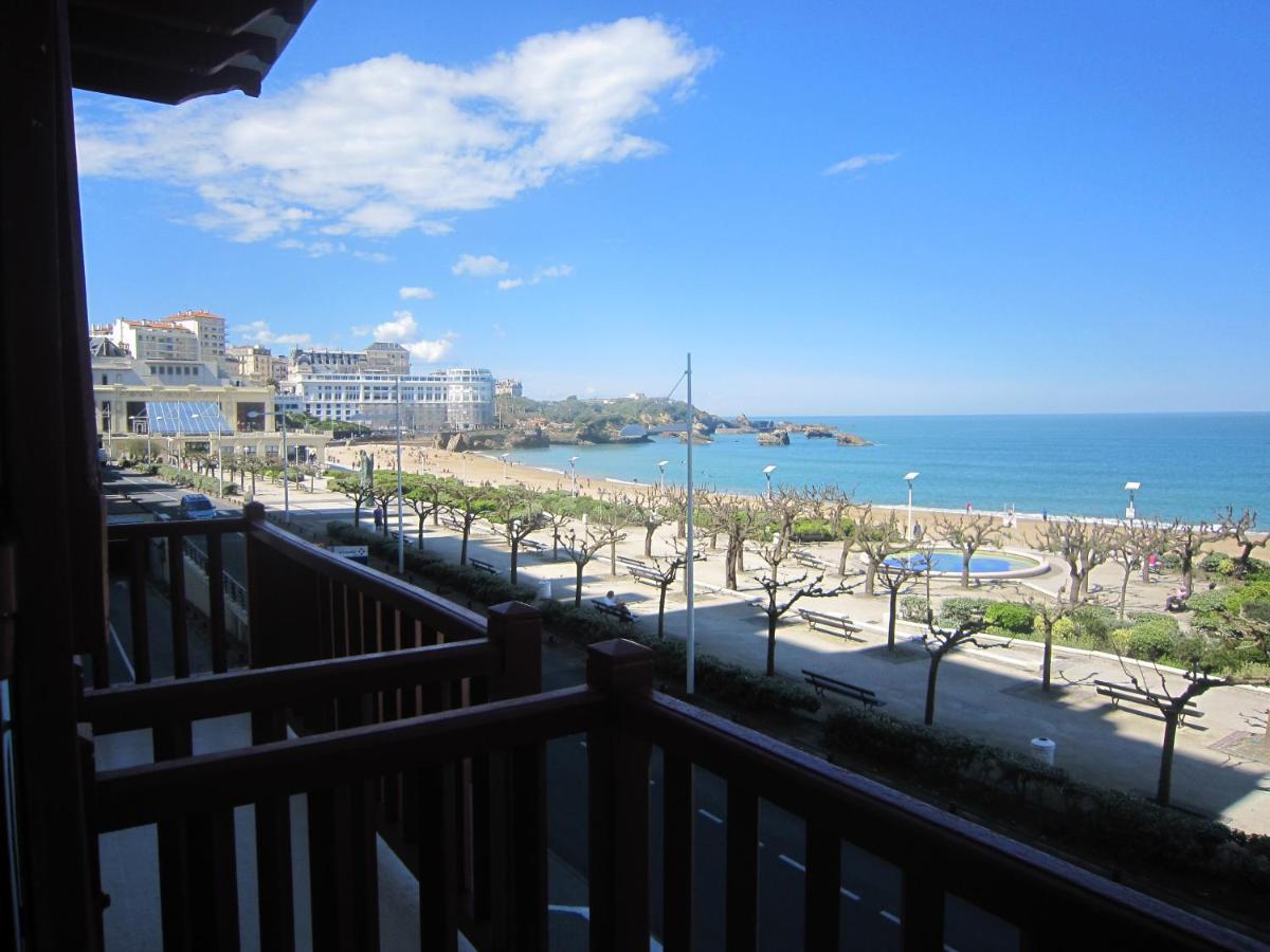 Appartement Le Sahel - Vue Imprenable Sur L'Ocean Біарріц Екстер'єр фото